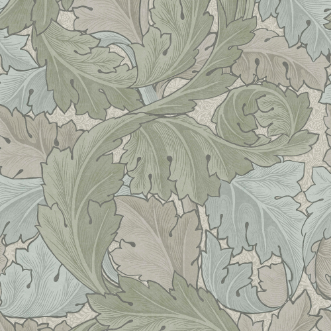 Acanthus Sage & Duck Egg - 124228 wallpaper Graham & Brown