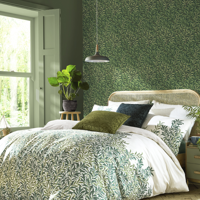 Willow Bough Deep Green - 124247 wallpaper Graham & Brown