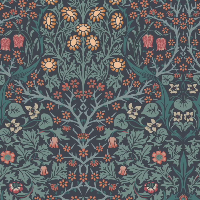 Blackthorn Navy - 124251 wallpaper Graham & Brown