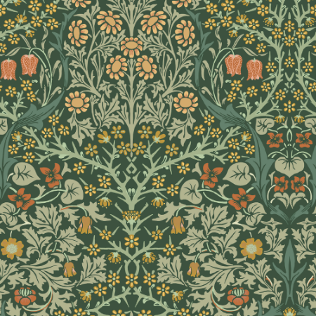 Blackthorn Deep Green - 124252 wallpaper Graham & Brown