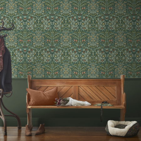 Blackthorn Deep Green - 124252 wallpaper Graham & Brown