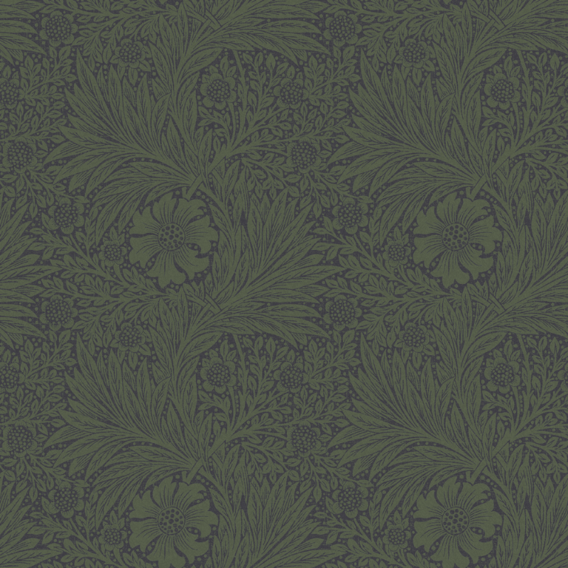 Marigold Fibrous Green - 124255 wallpaper Graham & Brown