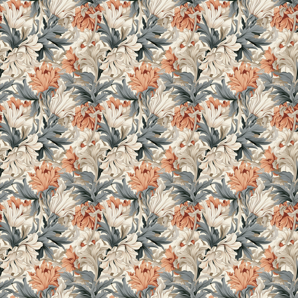 Karin Blue Orange miniature - 1023801-01 wallpaper Wallpassion