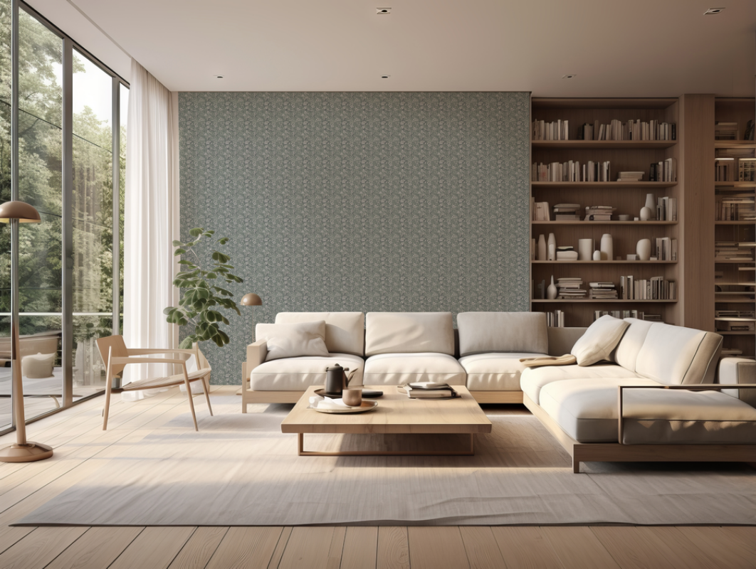 Grace Dark Green miniature - 1025001-05 wallpaper Wallpassion