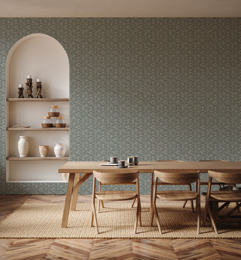 Grace Dark Green miniature - 1025001-05 wallpaper Wallpassion