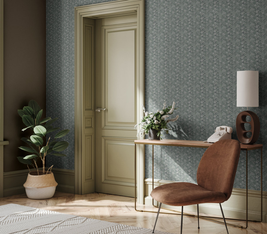 Grace Dark Green miniature - 1025001-05 wallpaper Wallpassion