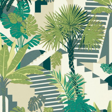 Malindi Palm - W0186/03 wallpaper Clarke & Clarke