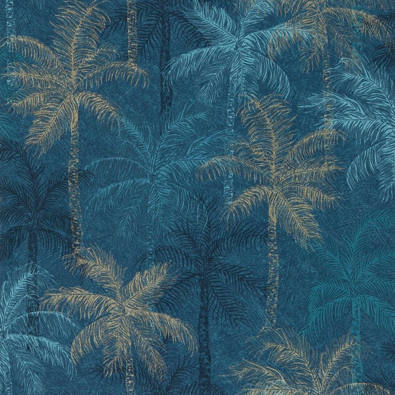 Palmyra Midnight - W0189/02 wallpaper Clarke & Clarke