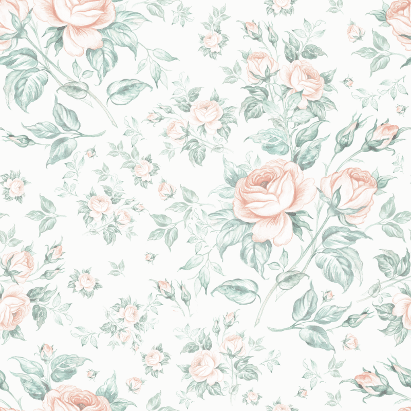 Rose garden Light Blue - 1027801-01 wallpaper Wallpassion