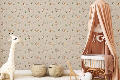 Fox garden Dusty Pink - 1028001-05 wallpaper Wallpassion