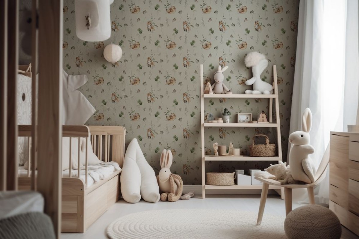 Fox garden Beige - 1028001-07 wallpaper Wallpassion