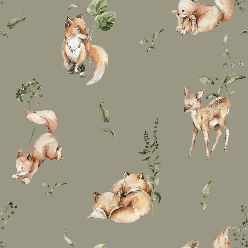 Wood land crew Forrest Green - 1028101-01 wallpaper Wallpassion