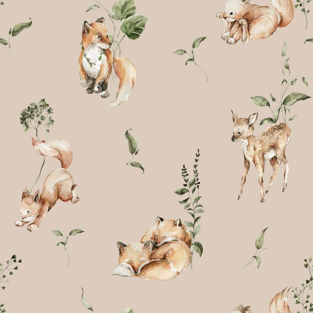 Wood land crew Dusty Pink - 1028101-06 wallpaper Wallpassion