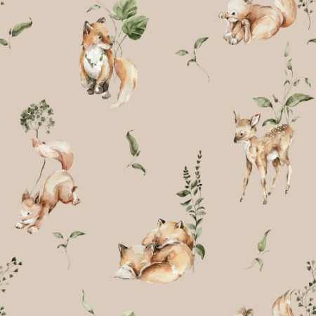 Wood land crew Dusty Pink - 1028101-06 wallpaper Wallpassion