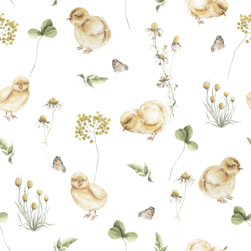 Chicken little story White - 1028301-04 wallpaper Wallpassion