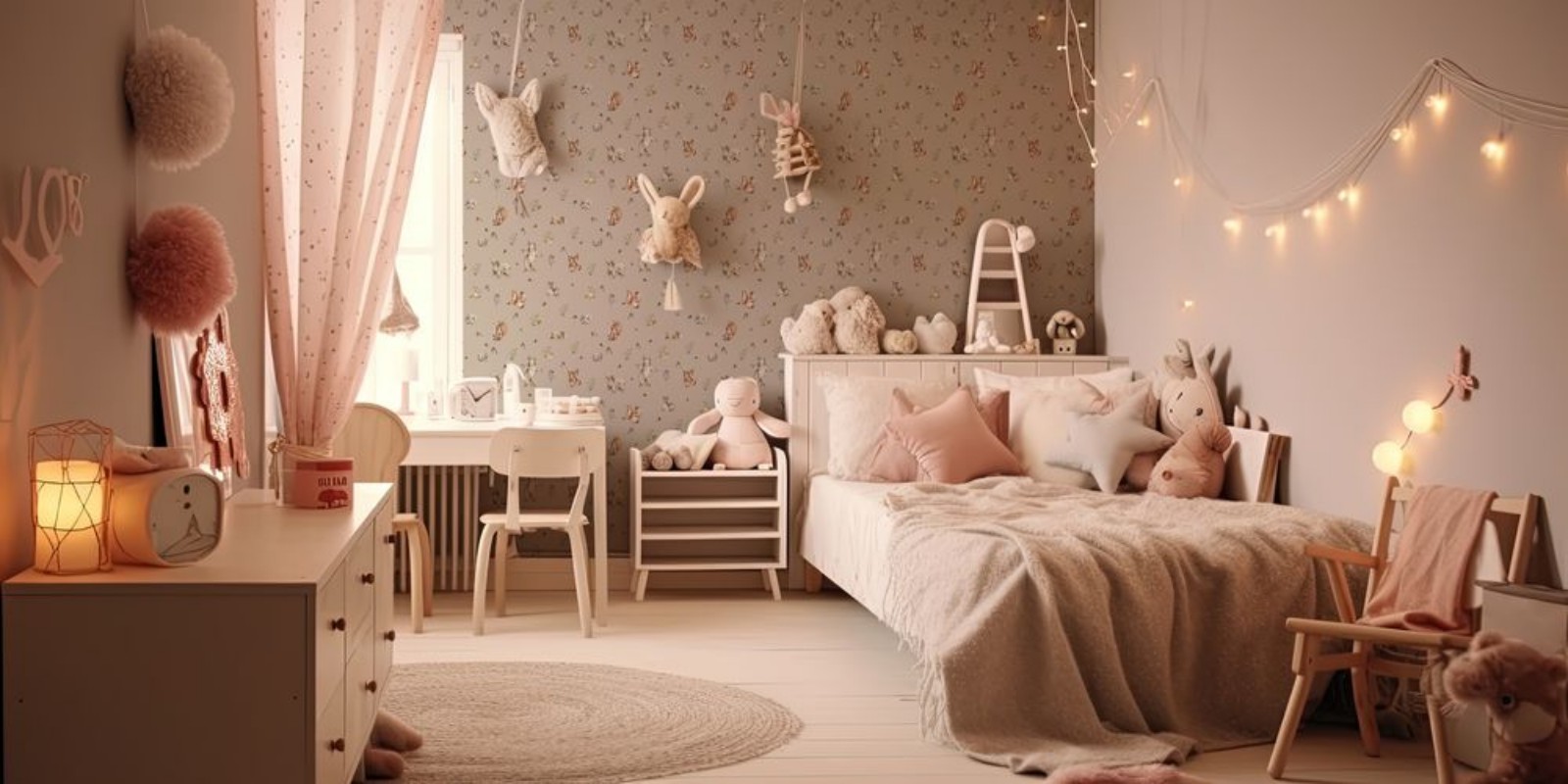 Wild friends Dusty Pink - 1028401-07 wallpaper Wallpassion