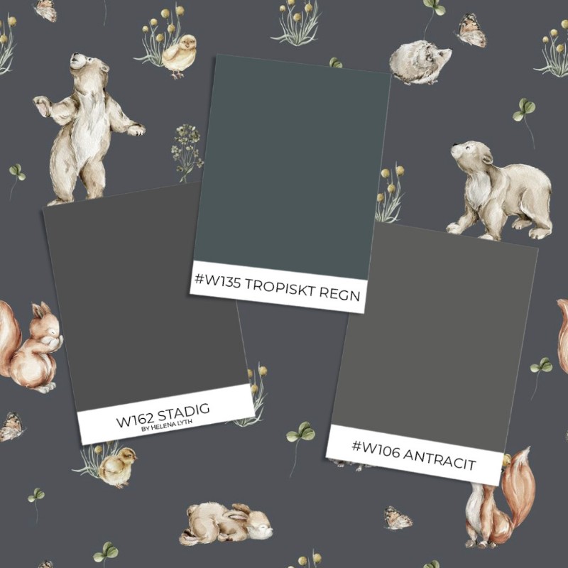 Wild friends Midnight Blue - 1028401-05 wallpaper Wallpassion