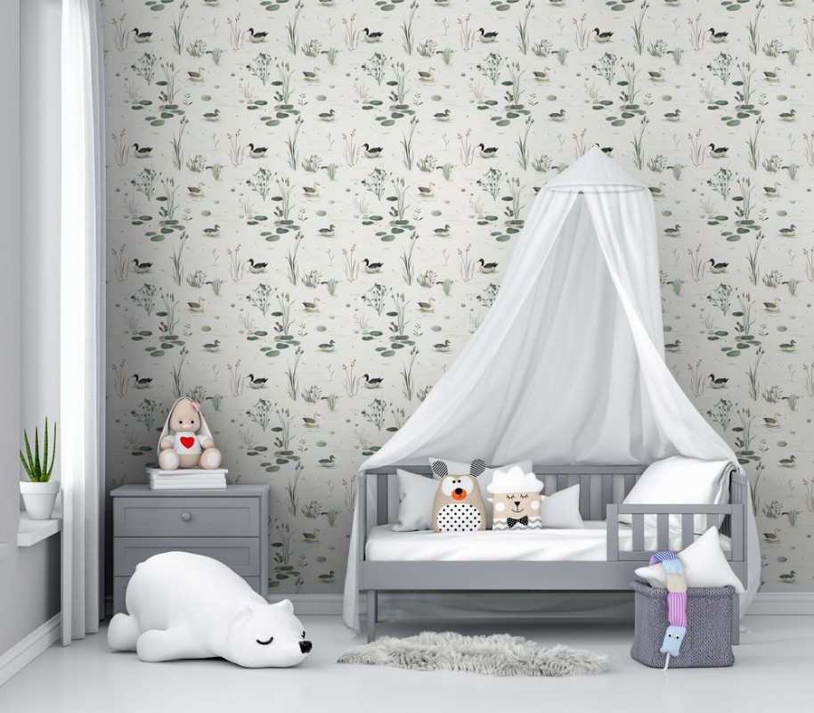 Magic pond Cream White - 1029201-01 wallpaper Wallpassion