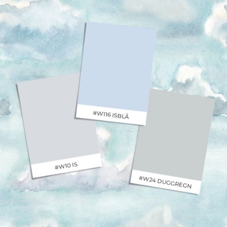 Coloring Cloudy Sky Blue - 1029501-01 paint Wallpassion