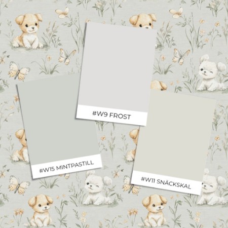 Sample style - Sweet little puppy Soft Pink - 1026701-01 paint 