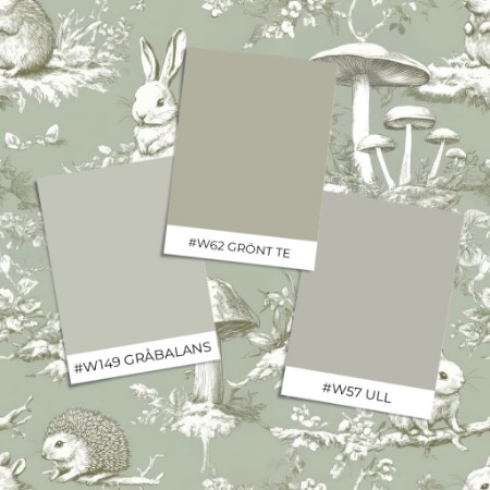 Sample style - Vintage wild friends Sage Green - 1028801-01 paint 