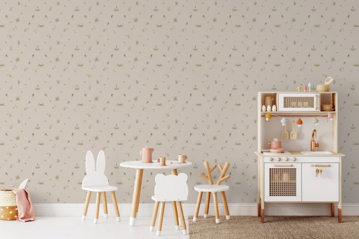 Sweet little friends Soft Pink - 1028501-04 wallpaper Wallpassion