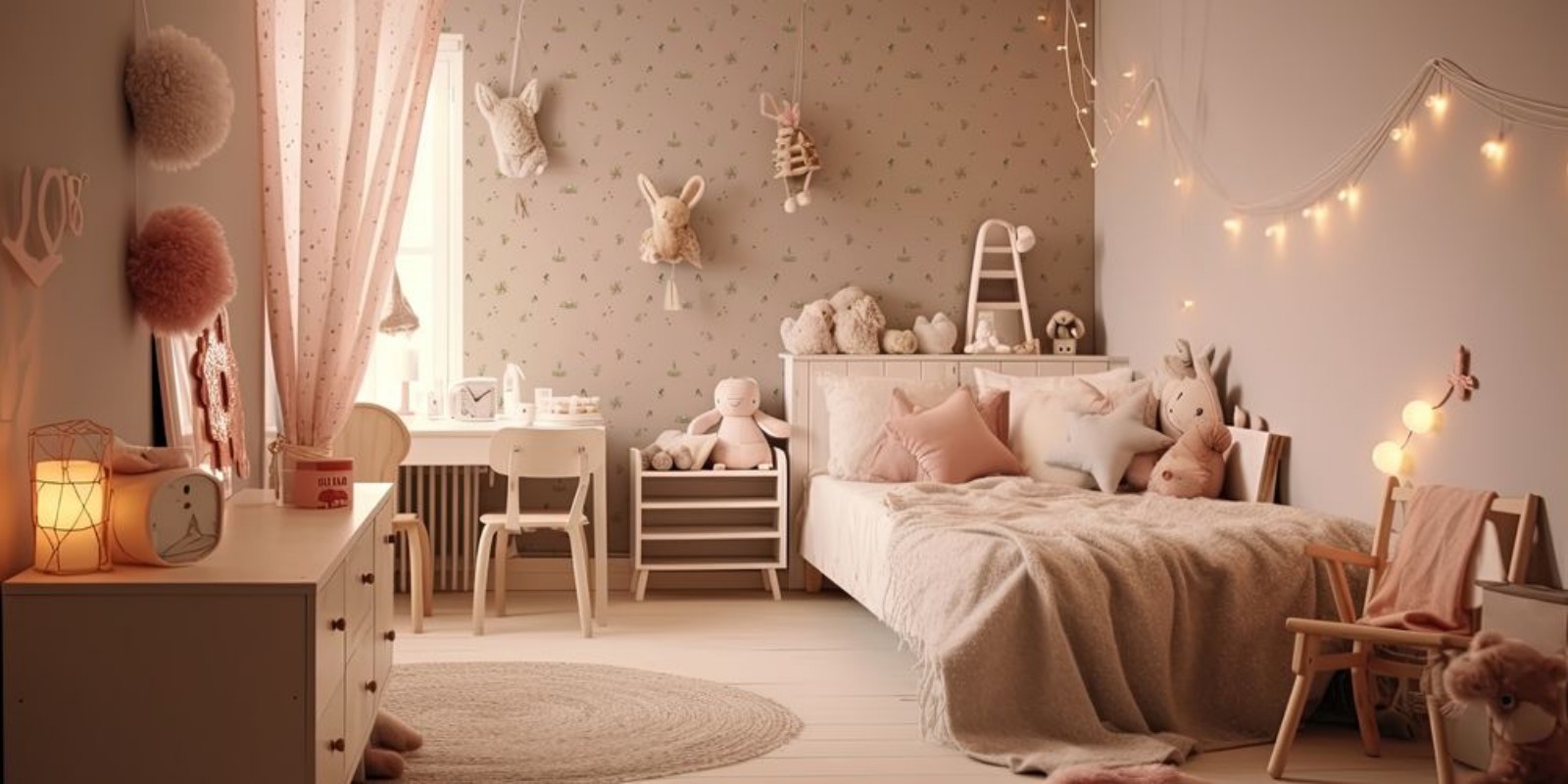 Sweet little friends Soft Pink - 1028501-04 wallpaper Wallpassion