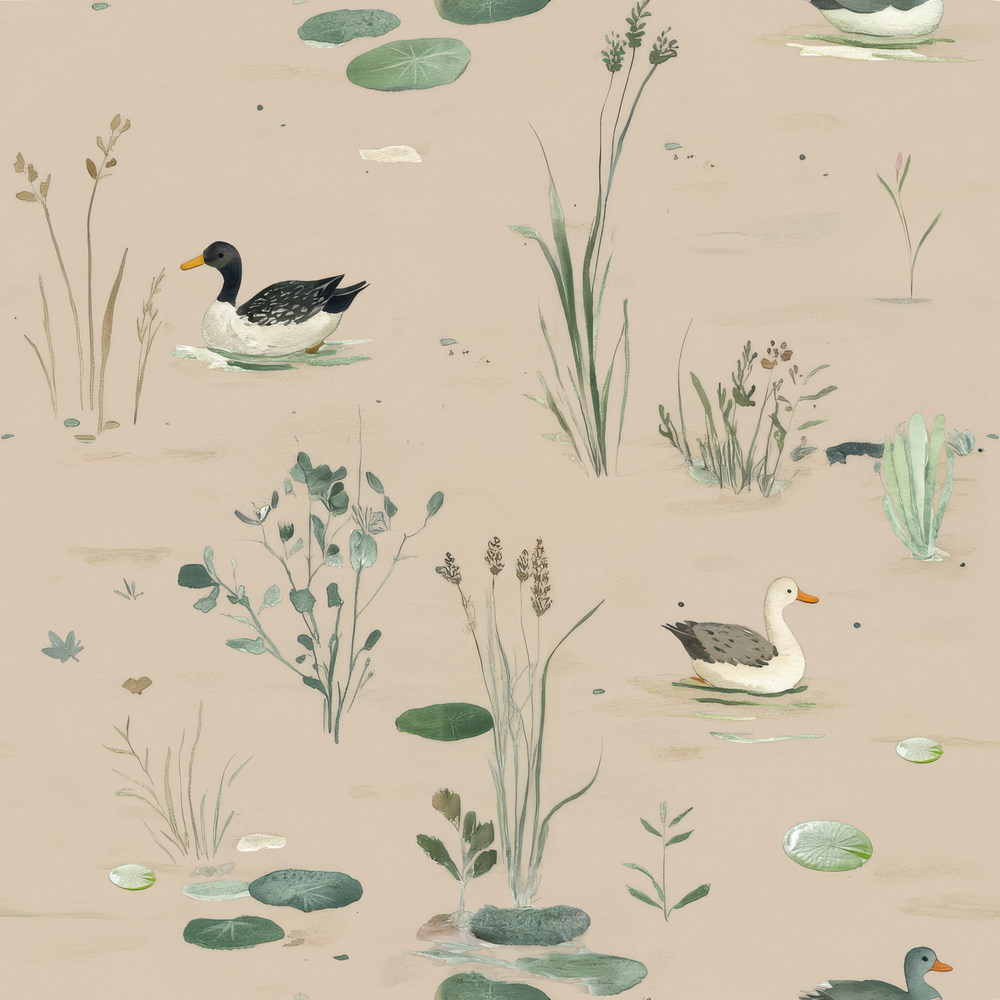 Magic pond Dusty Rose - 1029201-06 wallpaper Wallpassion