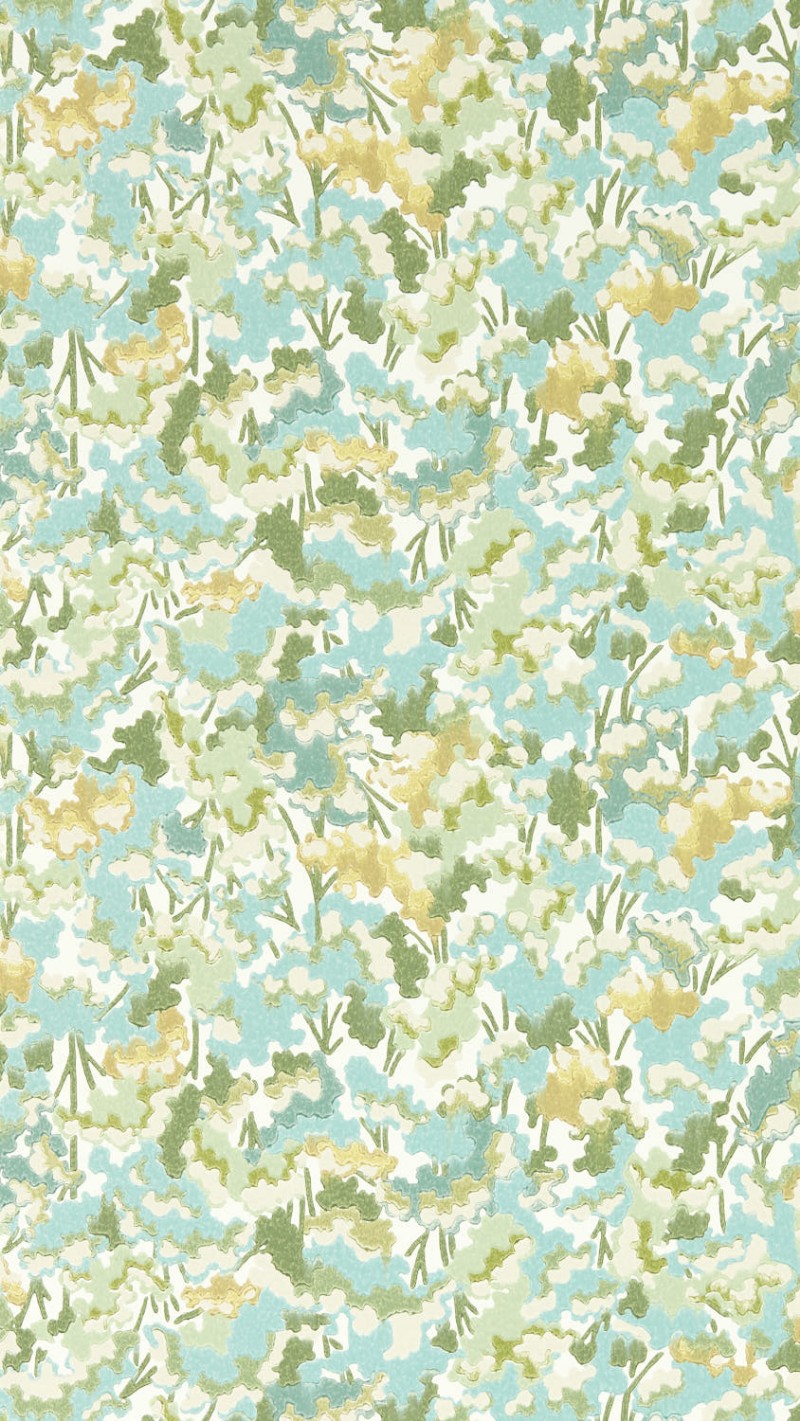 Tree Tops Honey/Clover/Sky - HRTW113121 wallpaper Harlequin