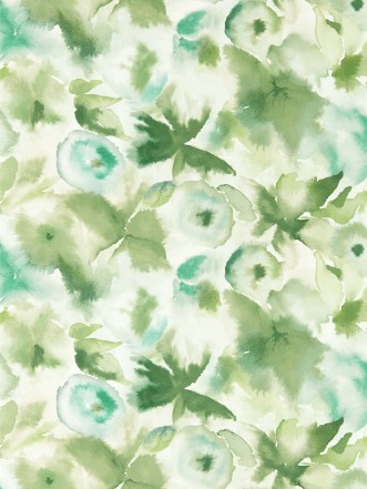 Flores Clover/Kelly/Aqua - HRTW113137 wallpaper Harlequin