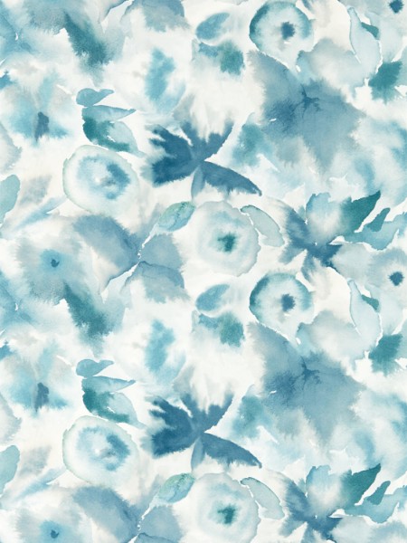 Flores Cornflower/First Light/Denim - HRTW113138 wallpaper Harlequin