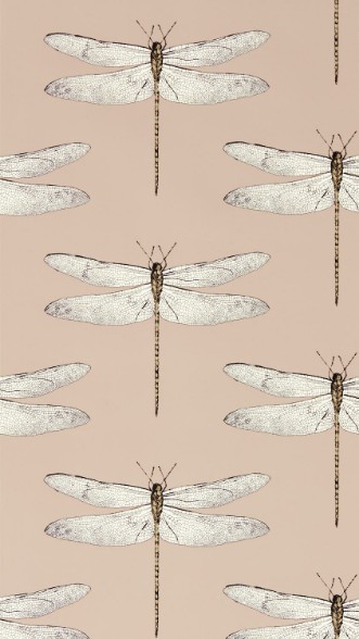 Demoiselle Positano/First Light/Taupe - HRTW113142 wallpaper Harlequin