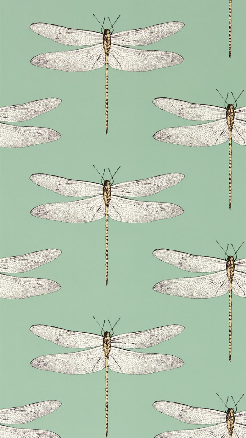 Demoiselle Seaglass/First Light/Sand - HRTW113145 wallpaper Harlequin