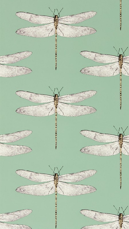 Demoiselle Seaglass/First Light/Sand - HRTW113145 wallpaper Harlequin