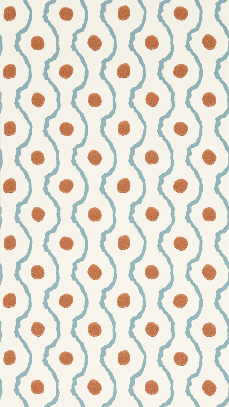 Connor Pacific/Terracotta - HHHW113159 wallpaper Harlequin