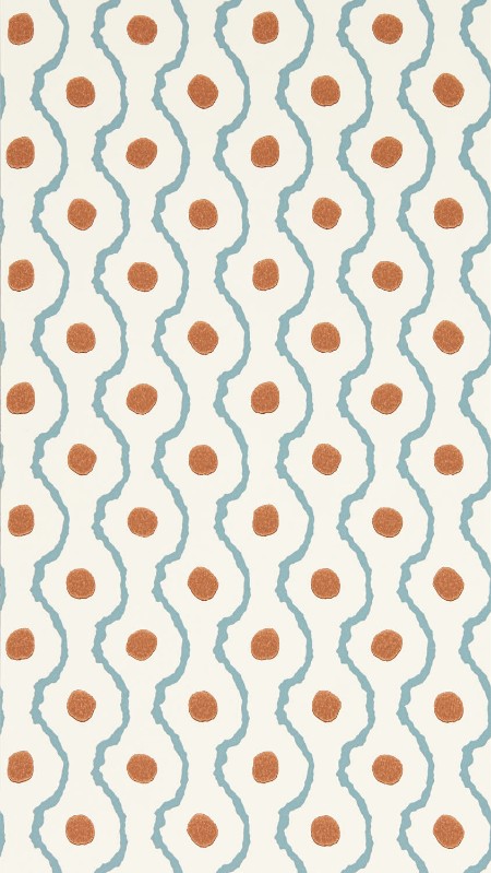 Connor Pacific/Terracotta - HHHW113159 wallpaper Harlequin