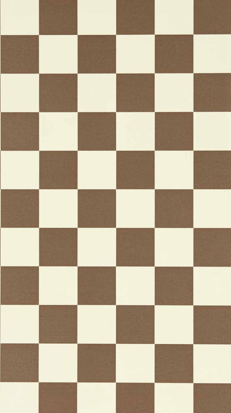 Blenets Check Chocolate - HHHW113170 wallpaper Harlequin