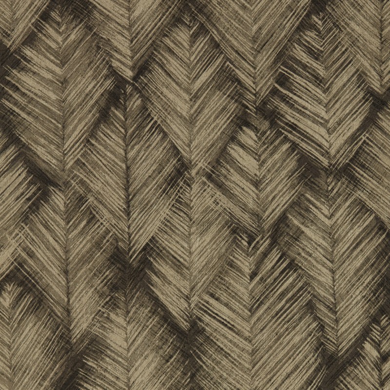 Folius Charcoal/Gilver - W0206/01 wallpaper Clarke & Clarke