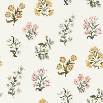 Leiden Blush/Ochre - W0194/01 wallpaper Clarke & Clarke