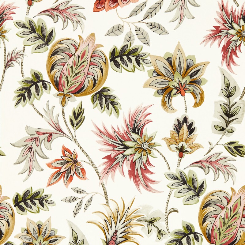 Sizergh Blush/Sage - W0198/01 wallpaper Clarke & Clarke