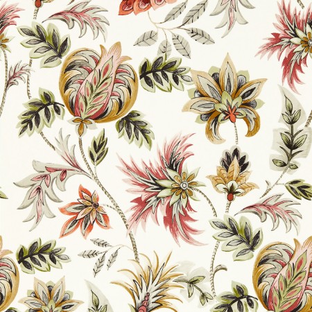 Sizergh Blush/Sage - W0198/01 wallpaper Clarke & Clarke